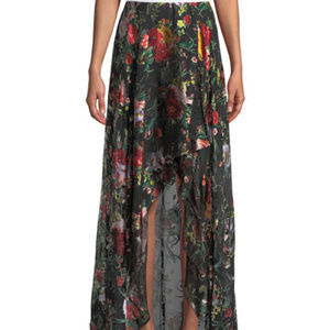 Alice + Olivia Blooming Bouquet Maxi Skirt NWT